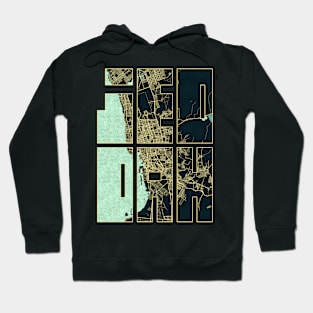 Jeddah, Hejaz, Saudi Arabia City Map Typography - Summer Hoodie